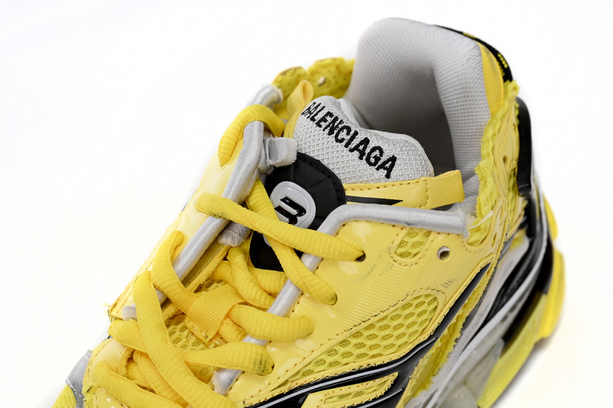 Balenciaga Runner Sneaker Black Yellow 677402 W2RD3 0510