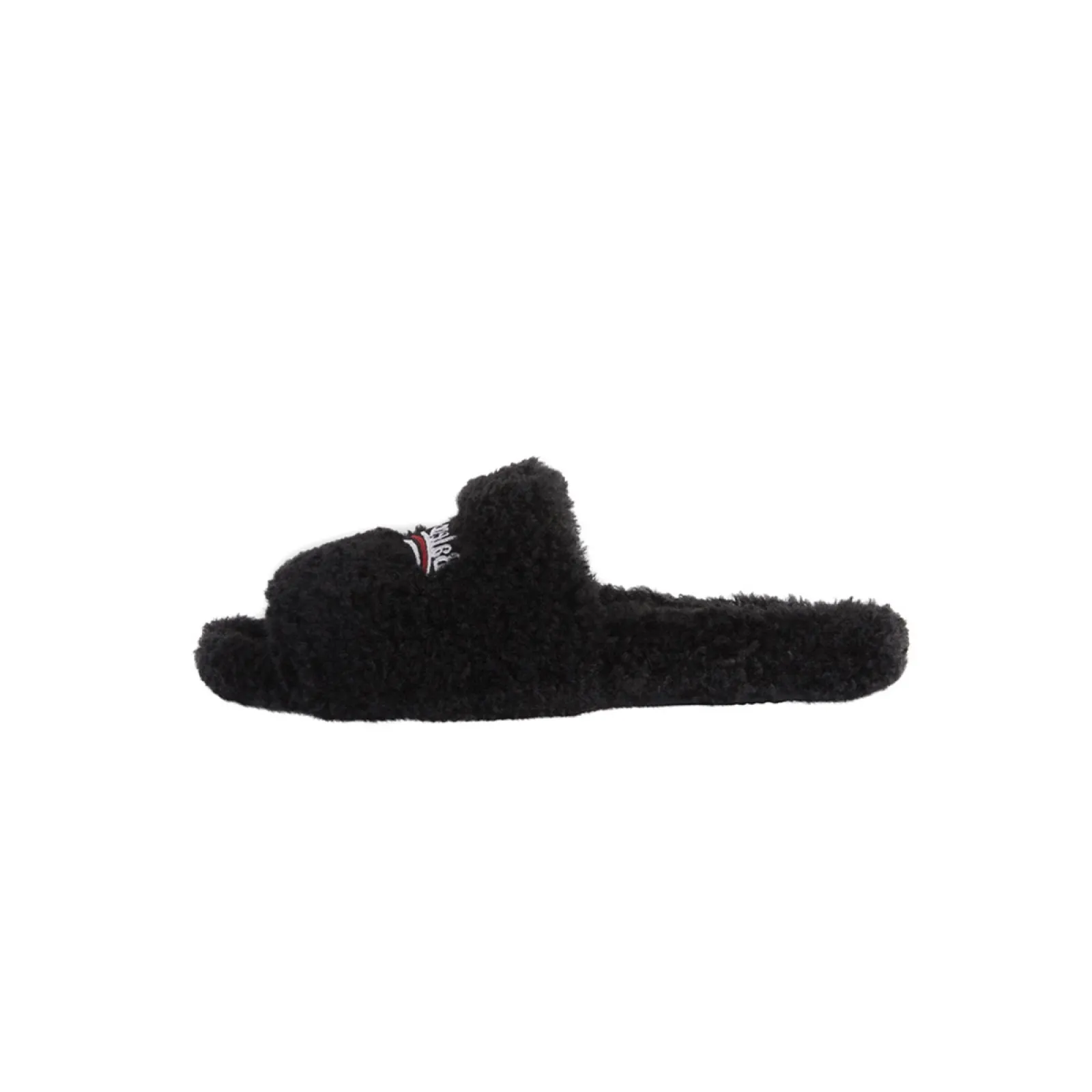 Balenciaga Furry Slide Black