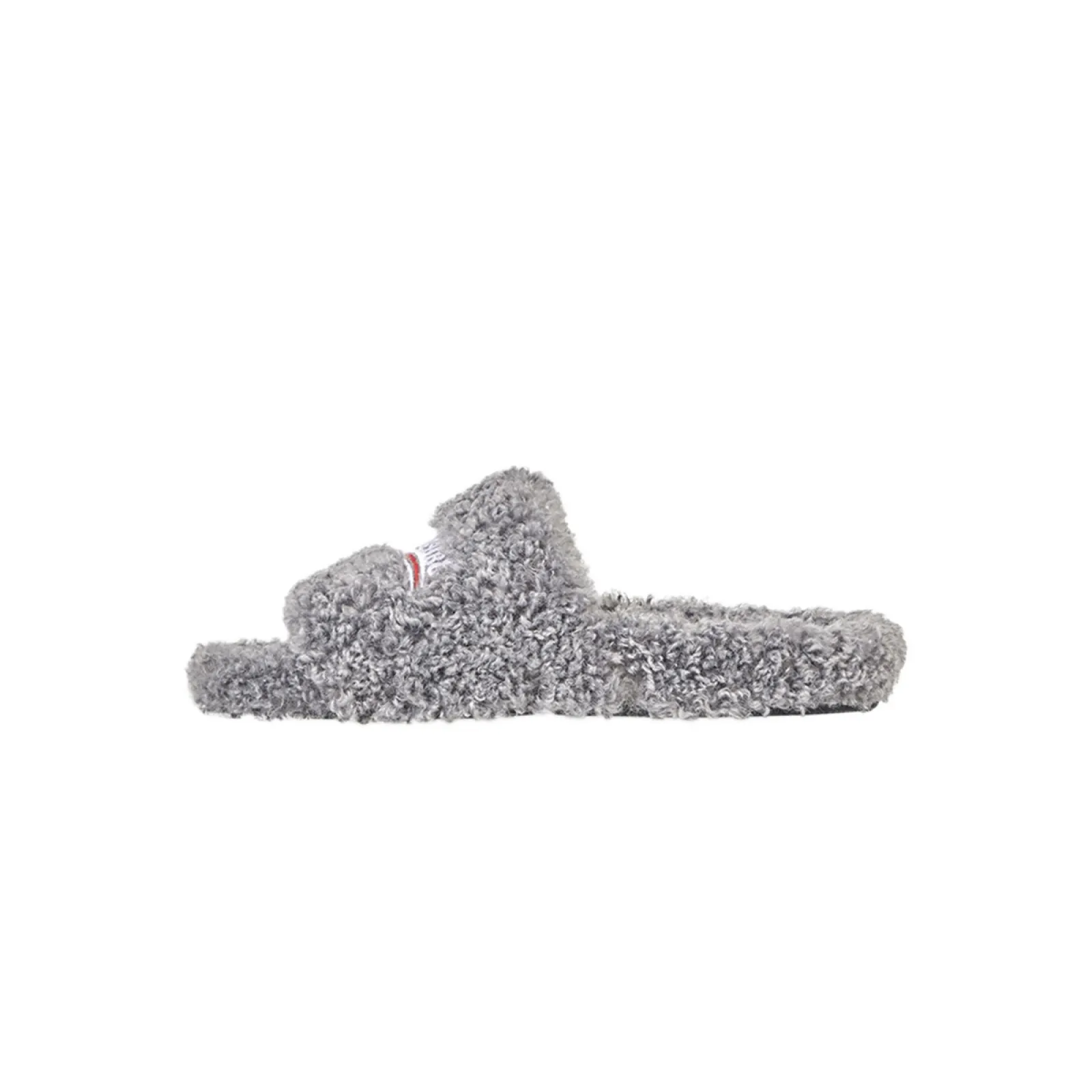 Balenciaga Furry Slide Grey