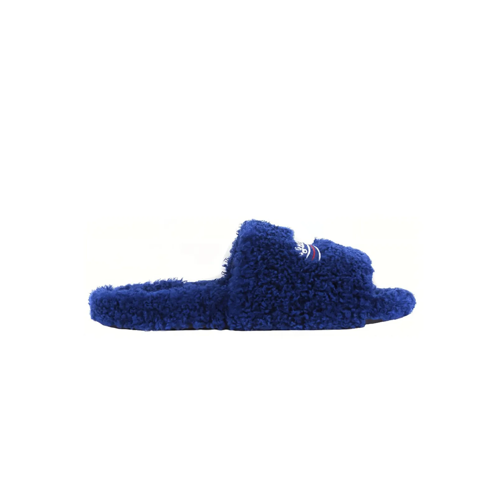 Balenciaga Furry Slide Blue