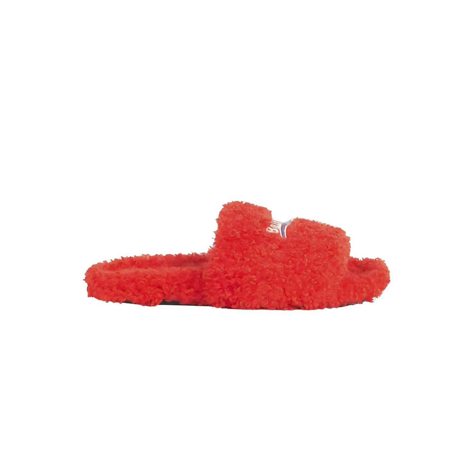 Balenciaga Furry Slide Red White