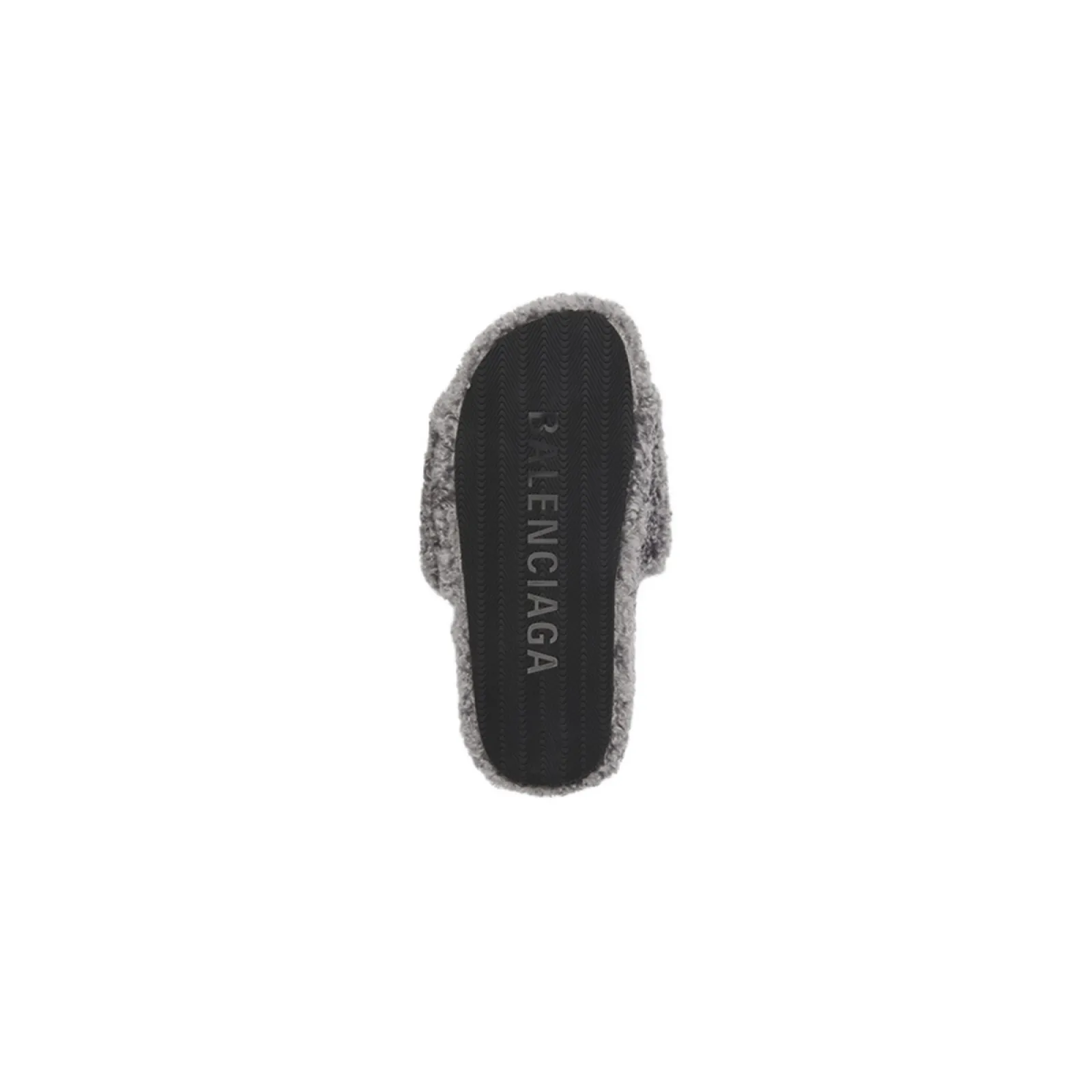 Balenciaga Furry Slide Grey