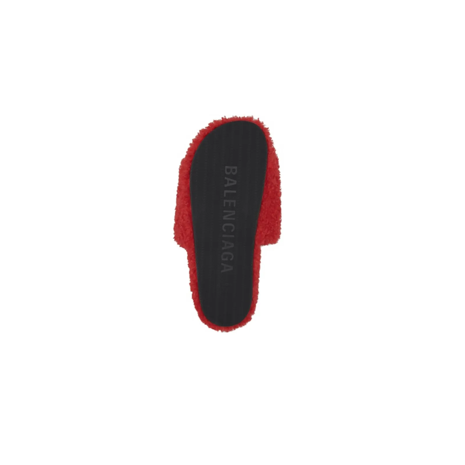 Balenciaga Furry Slide Red White