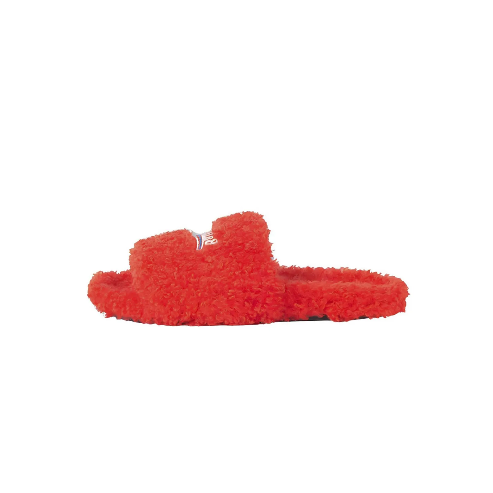Balenciaga Furry Slide Red White