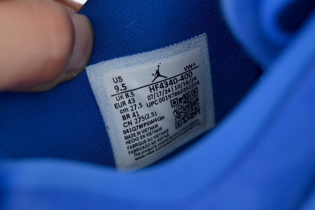 Nigel Sylvester x Air Jordan 4 Retro OG SP Blue Brick HF4340-400