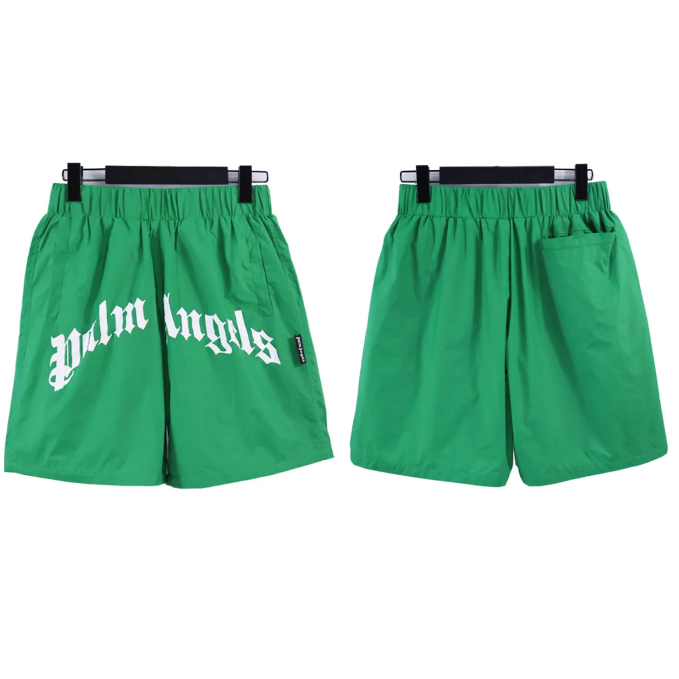 Palm Angels Curved Logo Bold Swim Shorts