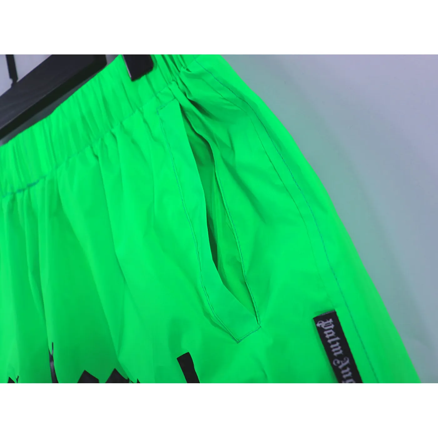 Palm Angels Curved Logo Bold Swim Shorts