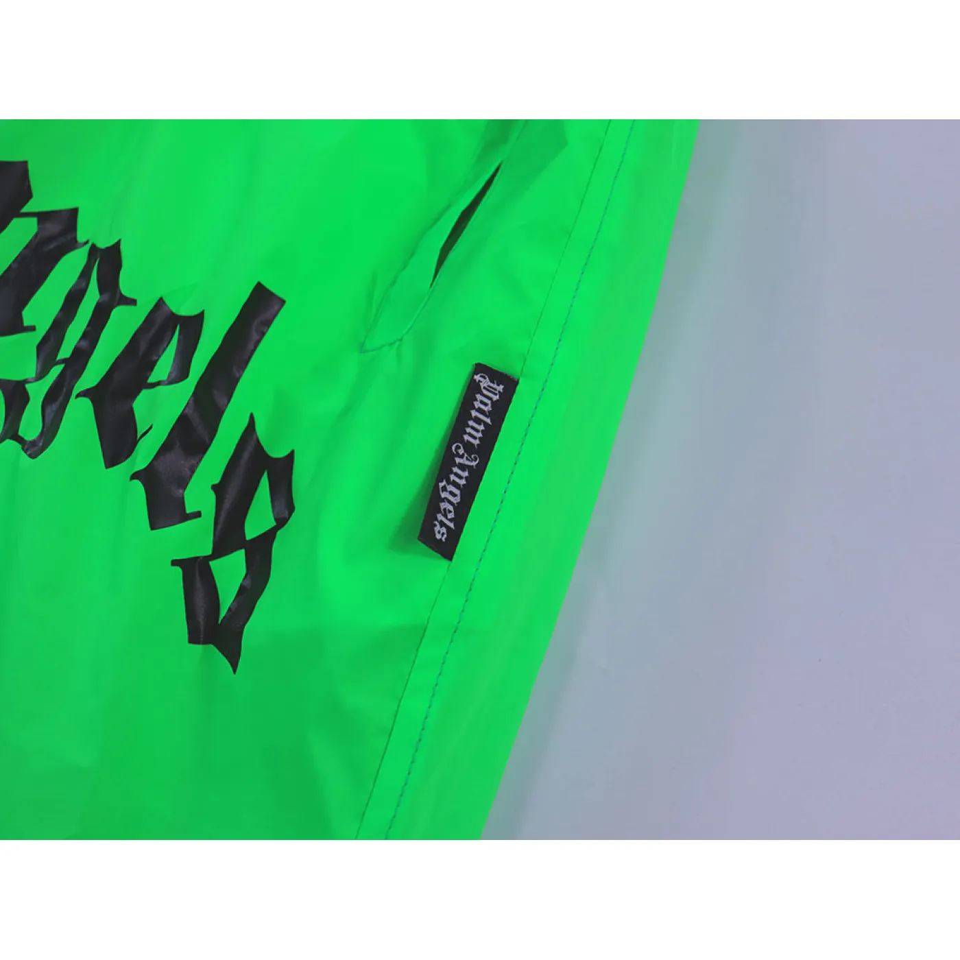 Palm Angels Curved Logo Bold Swim Shorts