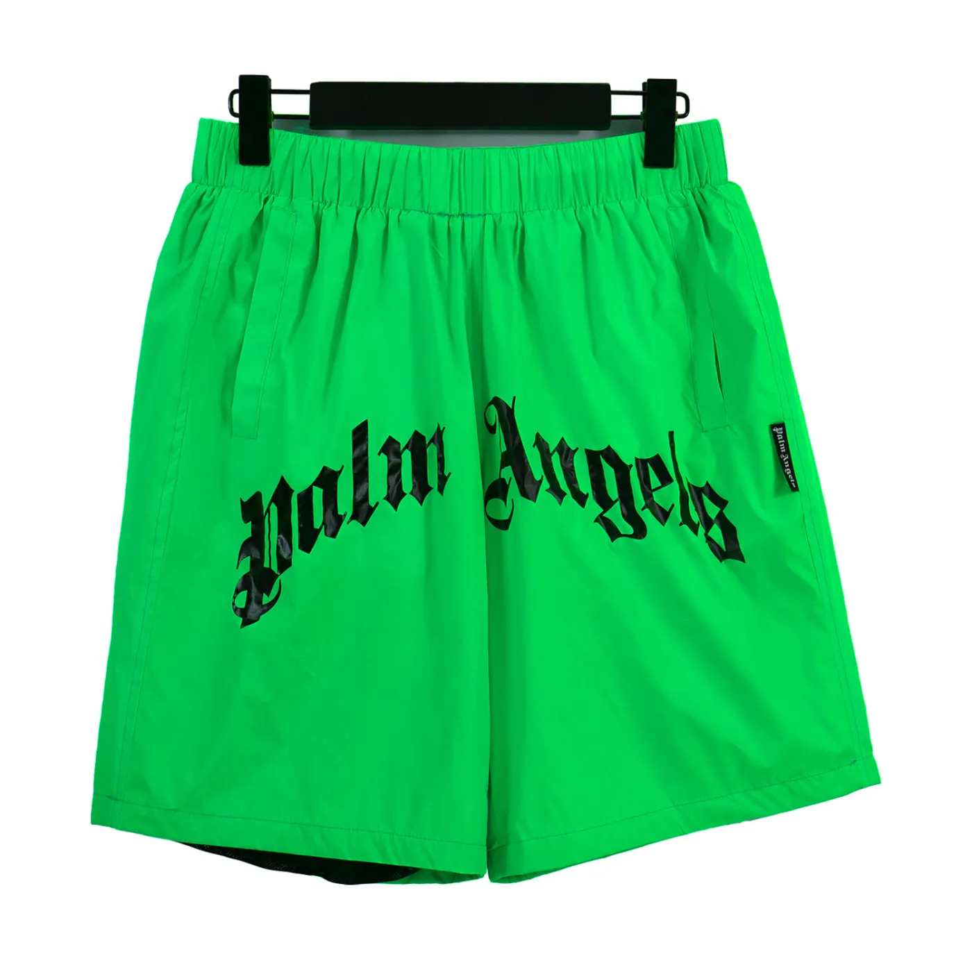 Palm Angels Curved Logo Bold Swim Shorts