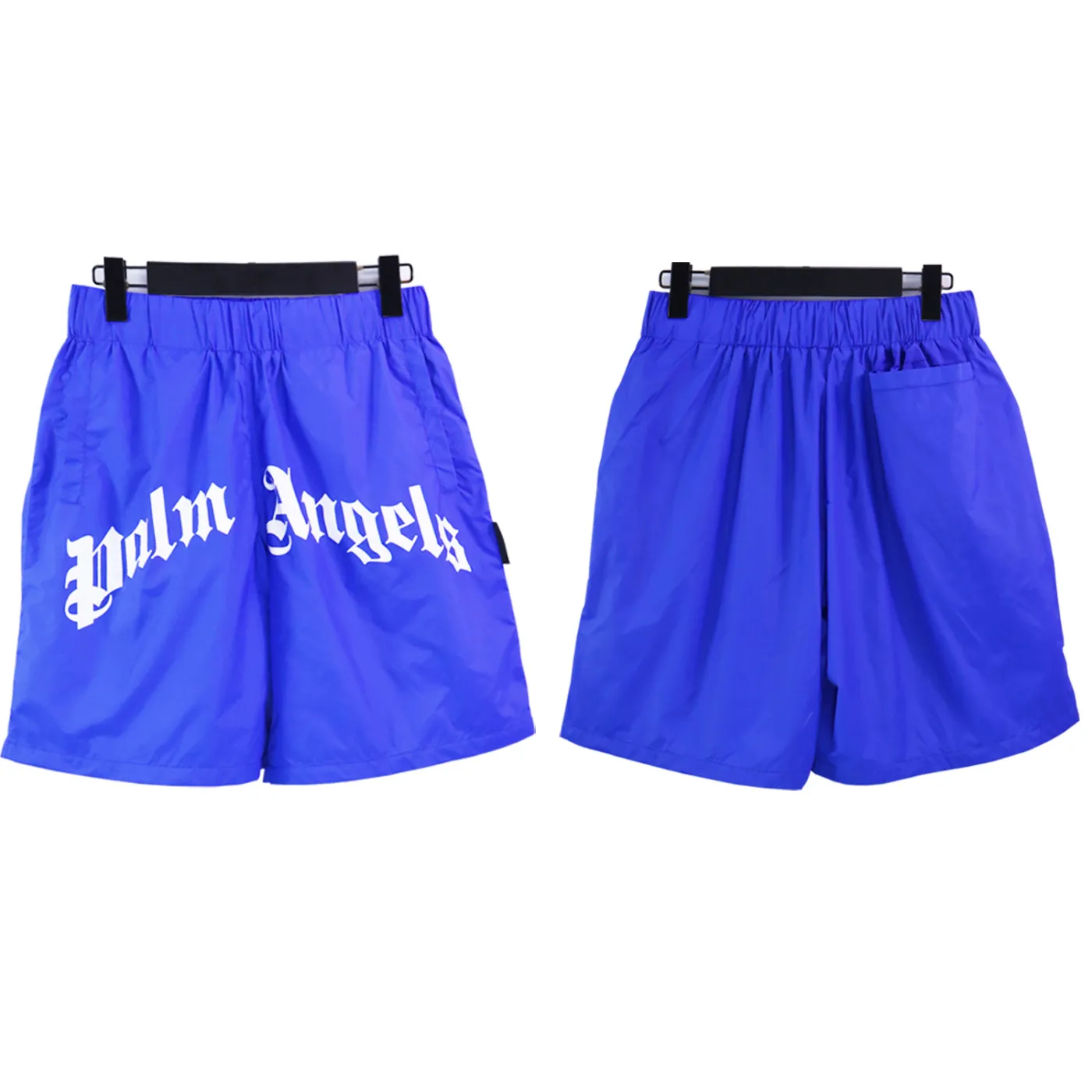 Palm Angels Curved Logo Bold Swim Shorts