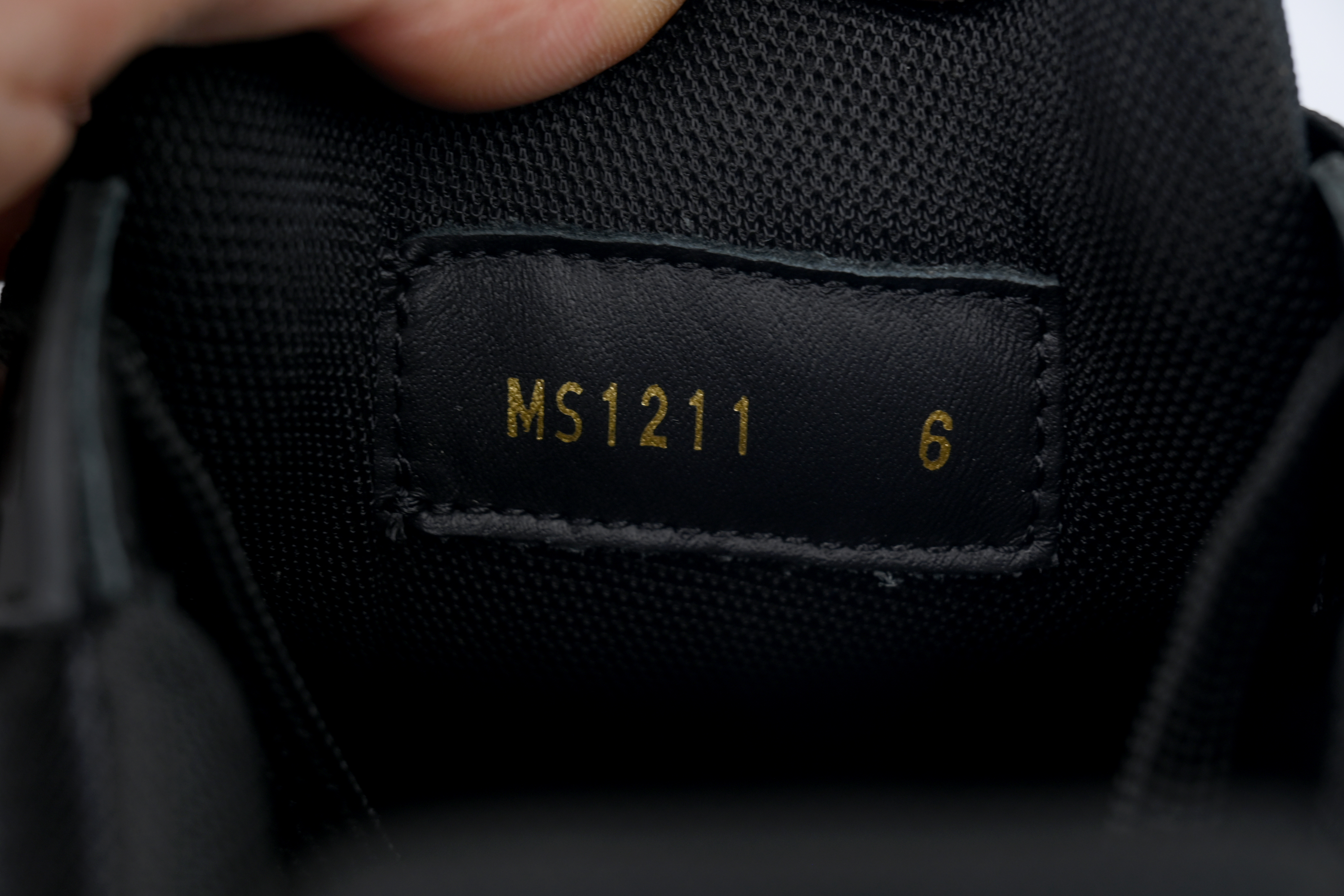 Louis Vuitton Black Lychee Patent Leather