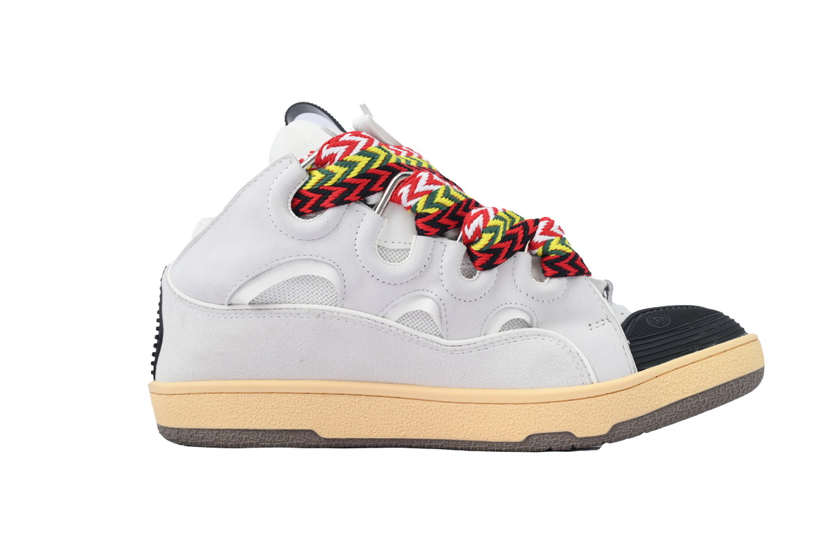 Lanvin Leather Curb White