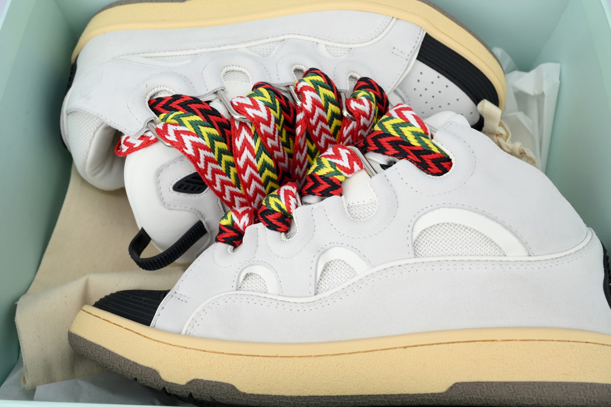 Lanvin Leather Curb White