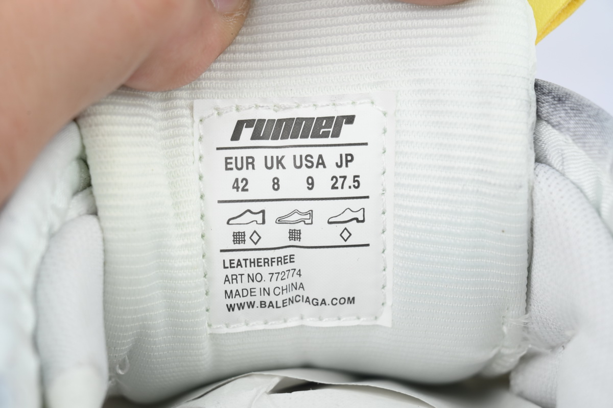 Balenciaga Runner White Multicolor 772774 W3RBW 9645