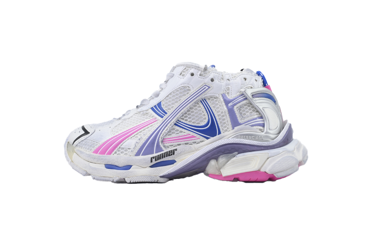Balenciaga Runner Sneaker Purple Blue Powder 772767 W3RNY 6120