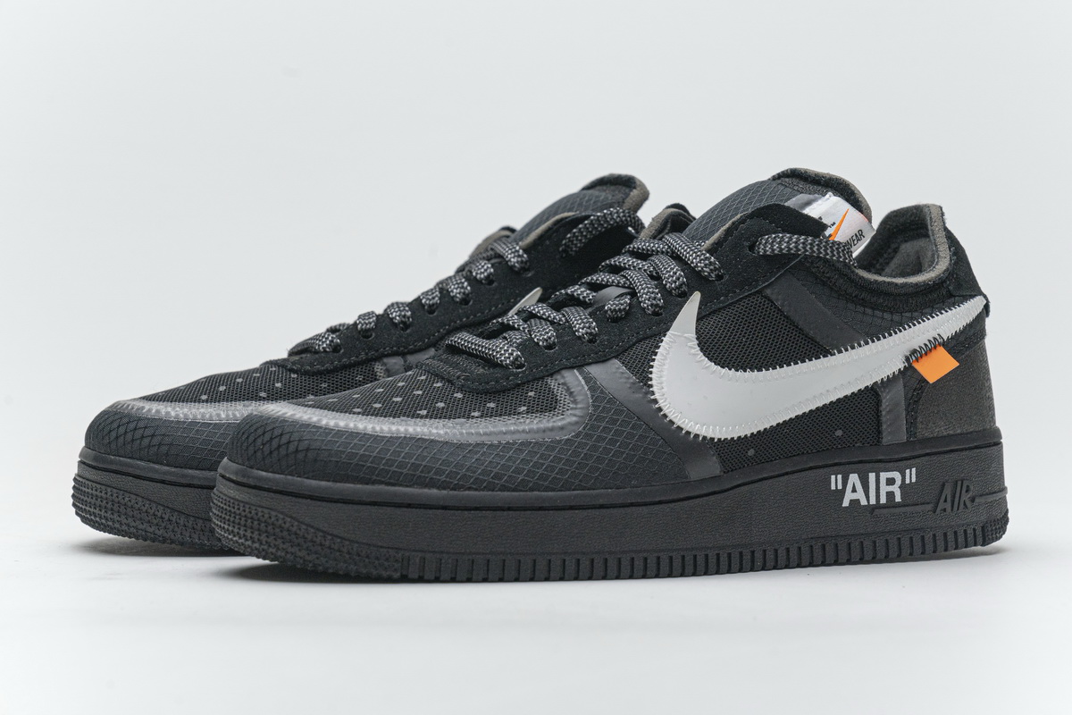 OFF White X Air Force 1 Low Black AO4606-001