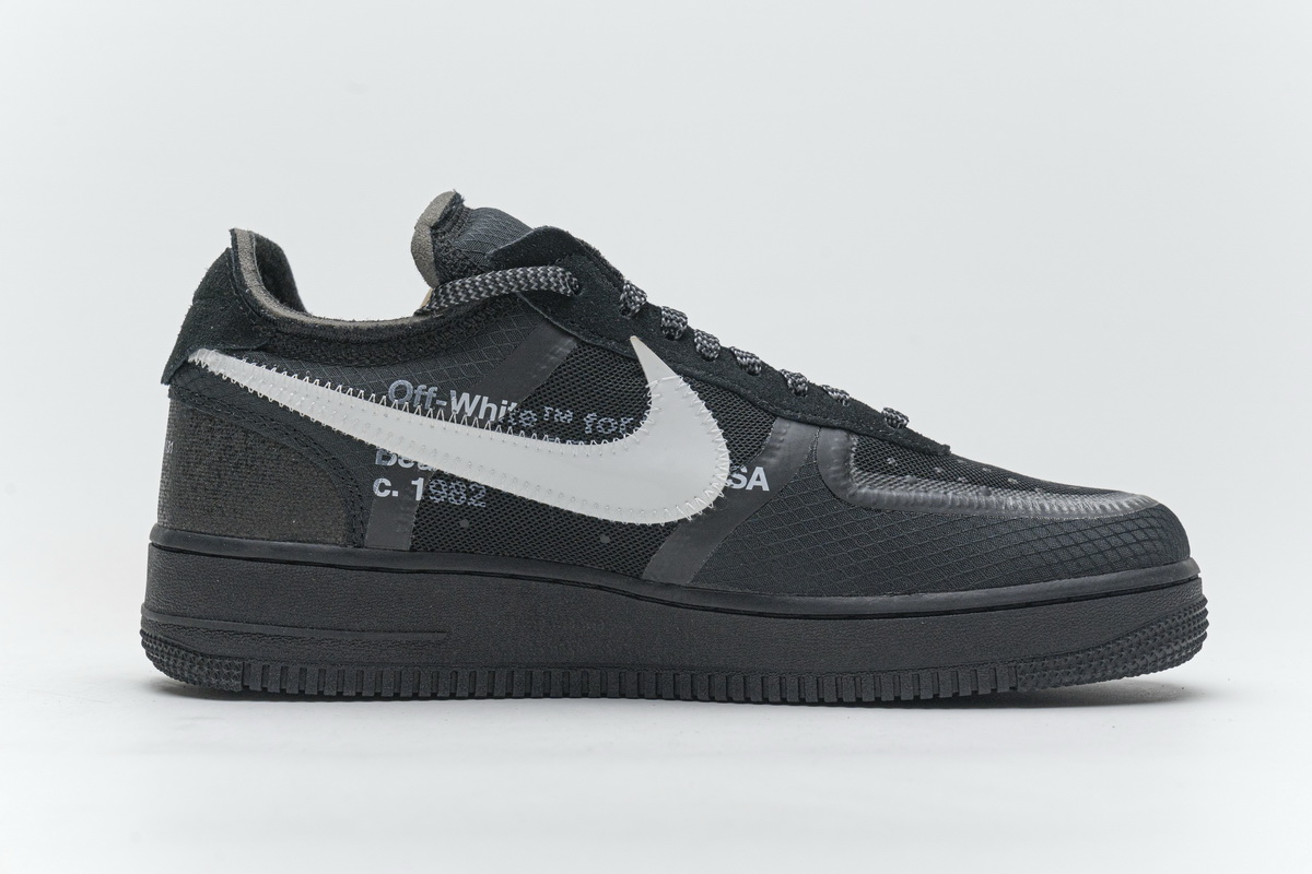 OFF White X Air Force 1 Low Black AO4606-001