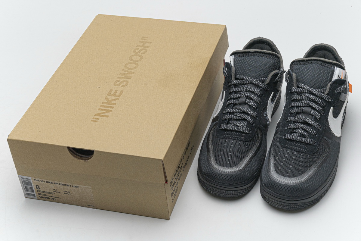 OFF White X Air Force 1 Low Black AO4606-001