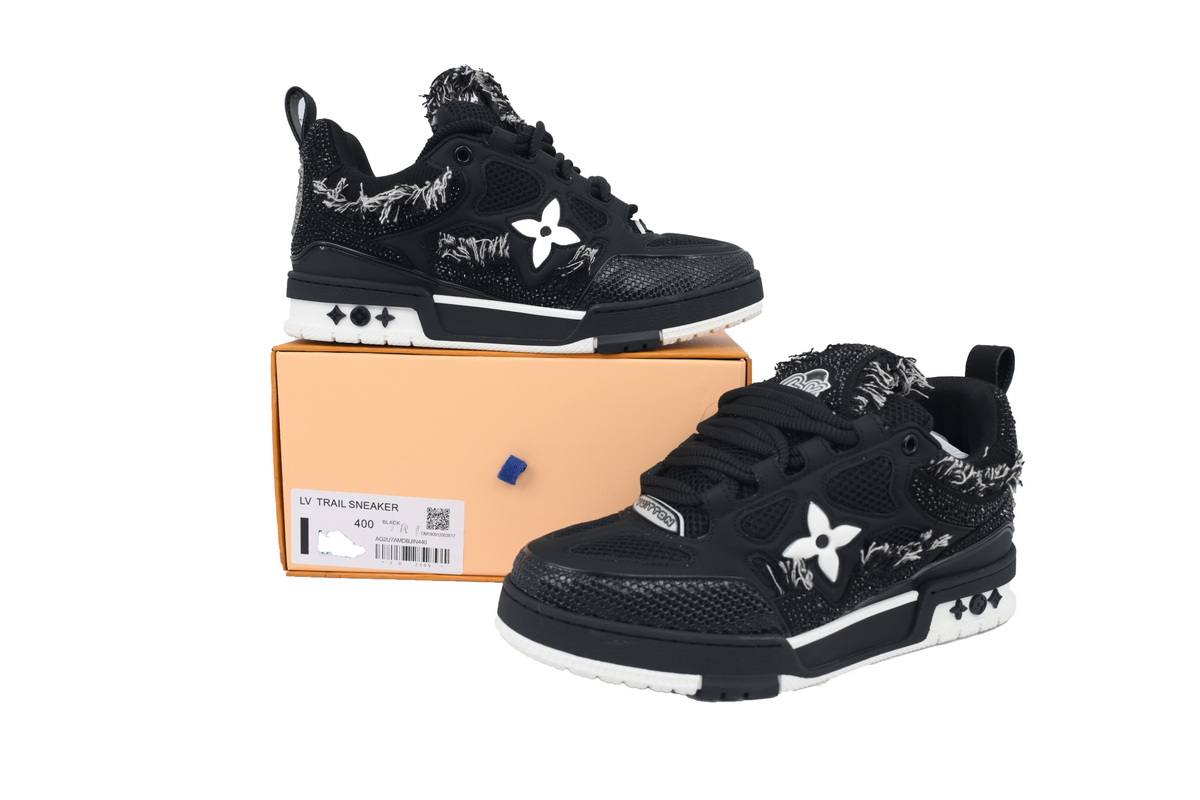 Louis Vuitton Skate LV Horse Hair Black Diamond