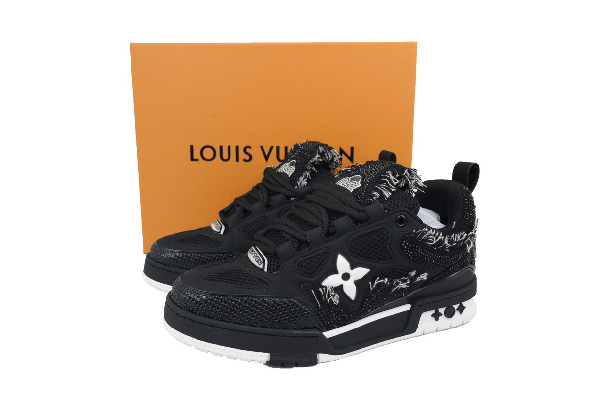 Louis Vuitton Skate LV Horse Hair Black Diamond