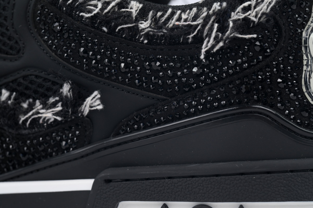 Louis Vuitton Skate LV Horse Hair Black Diamond