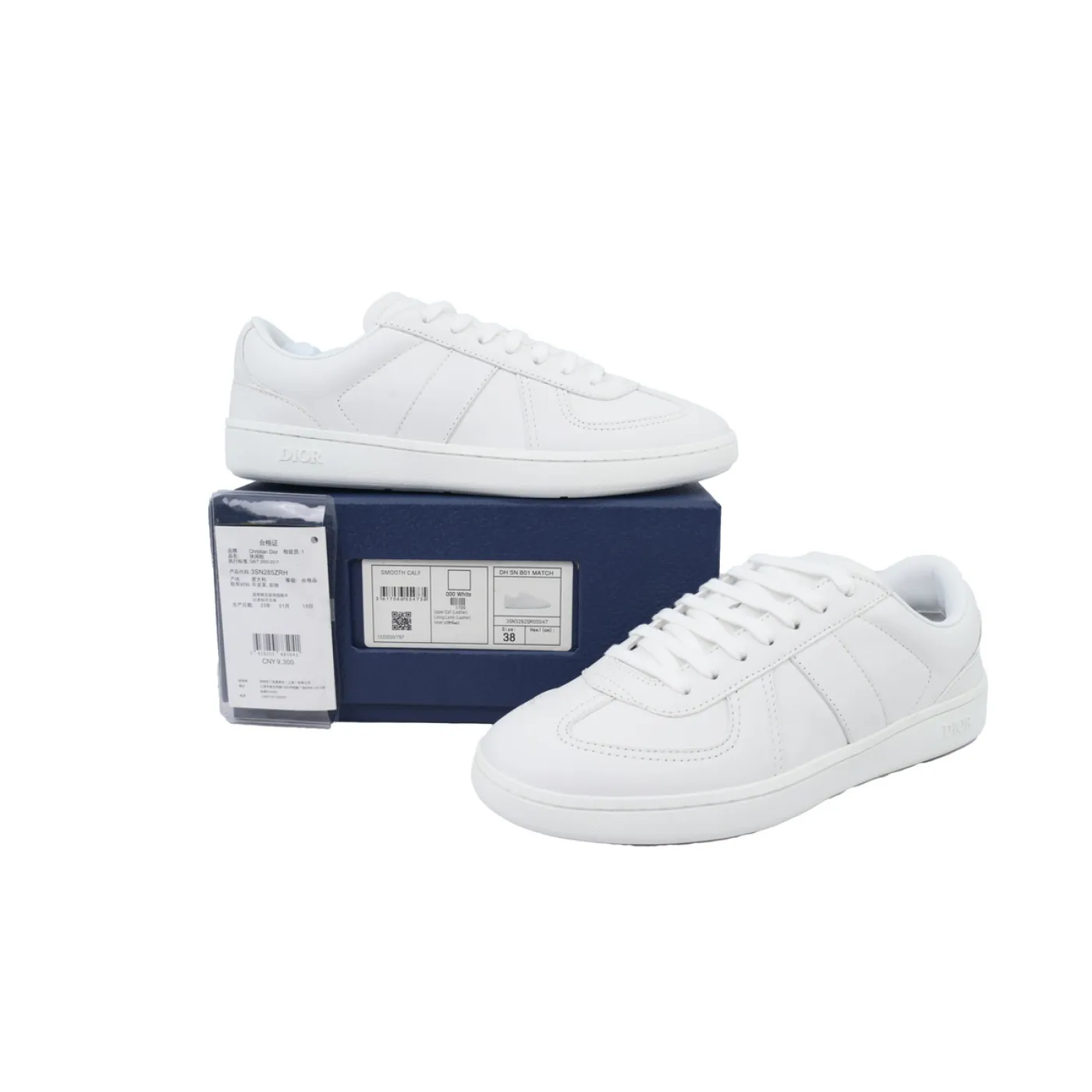 Dior B01 Matchpoint Sneaker White Smooth Calfskin
