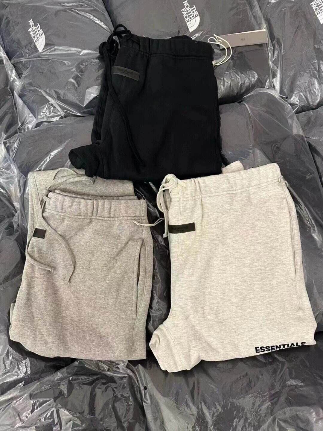 Fear of God Essentials Hoodie Sweatpant Set Black Grey