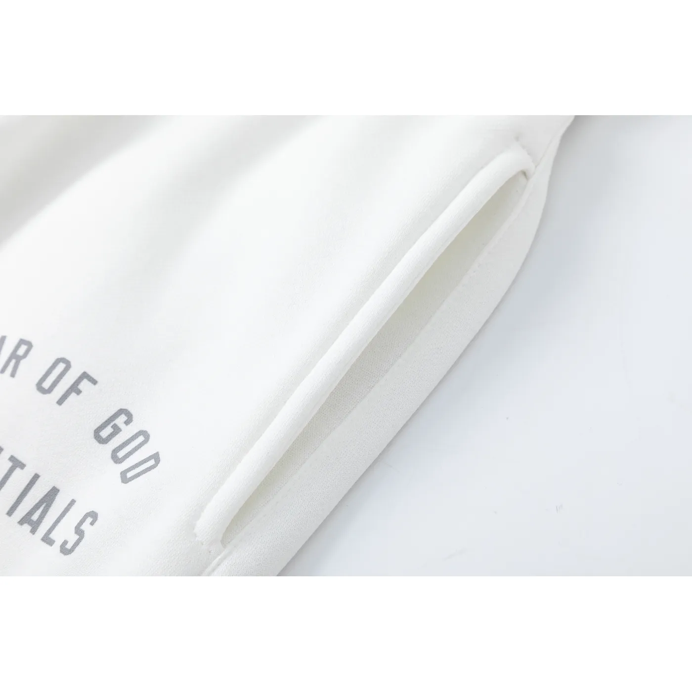 Fear of God Essentials Fleece II Hoodie Sweatpant Set White