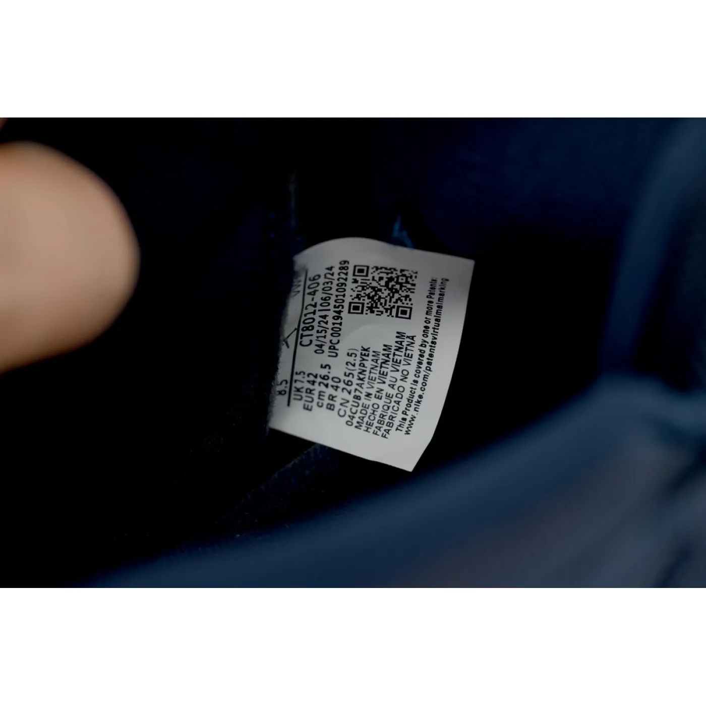 Air Jordan 11 Retro Deep Blue CT8012-406