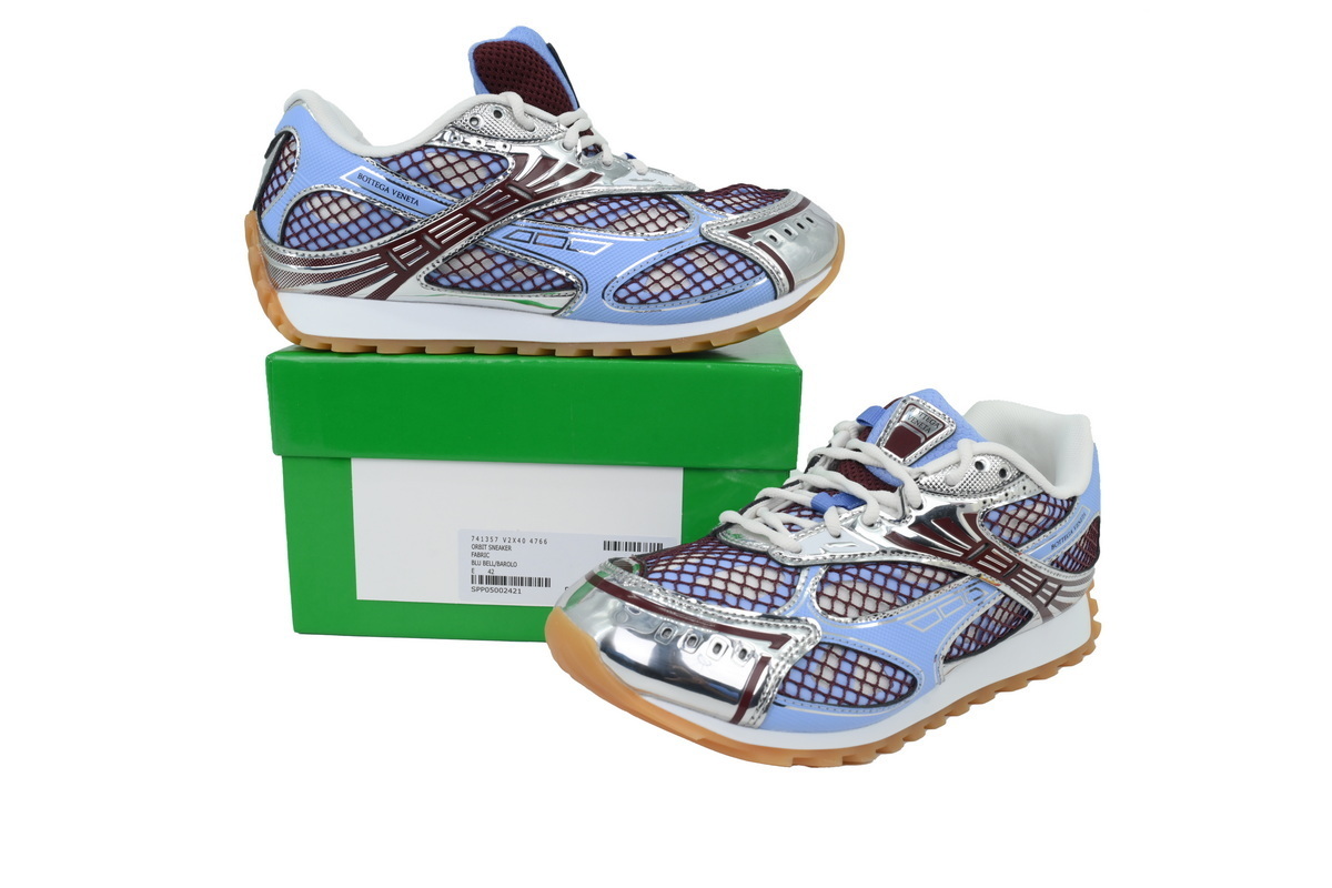 BOTTEGA VENETA Orbit Sneakers Wine Red Orchid