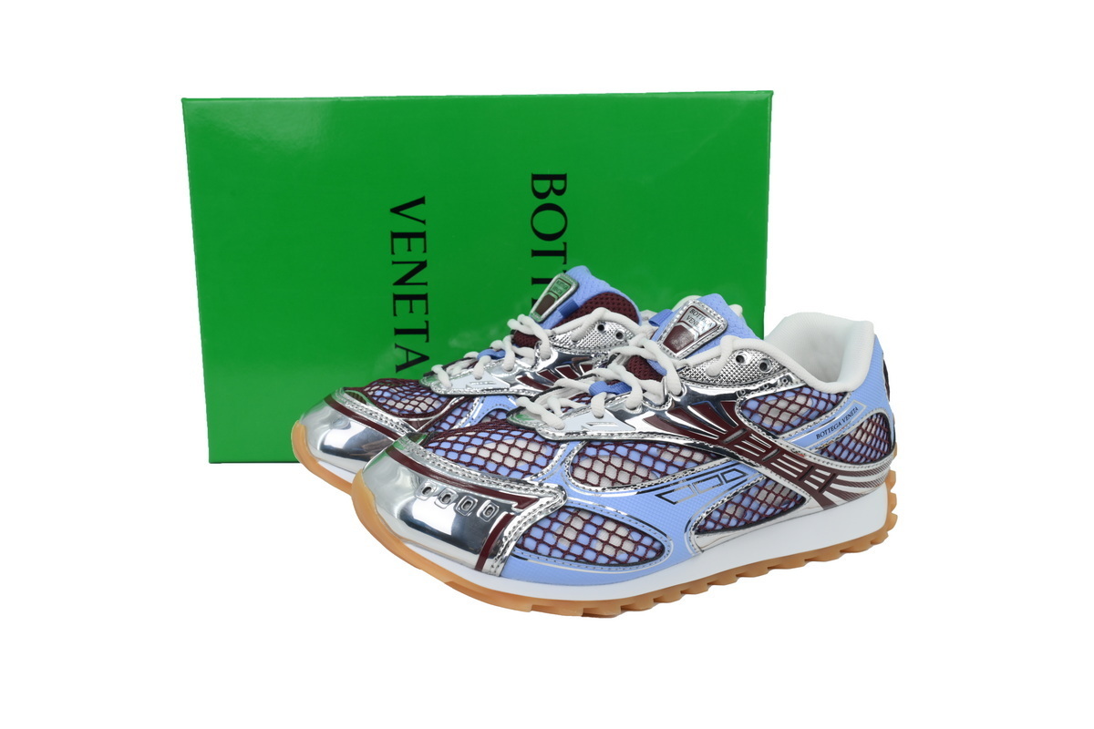 BOTTEGA VENETA Orbit Sneakers Wine Red Orchid