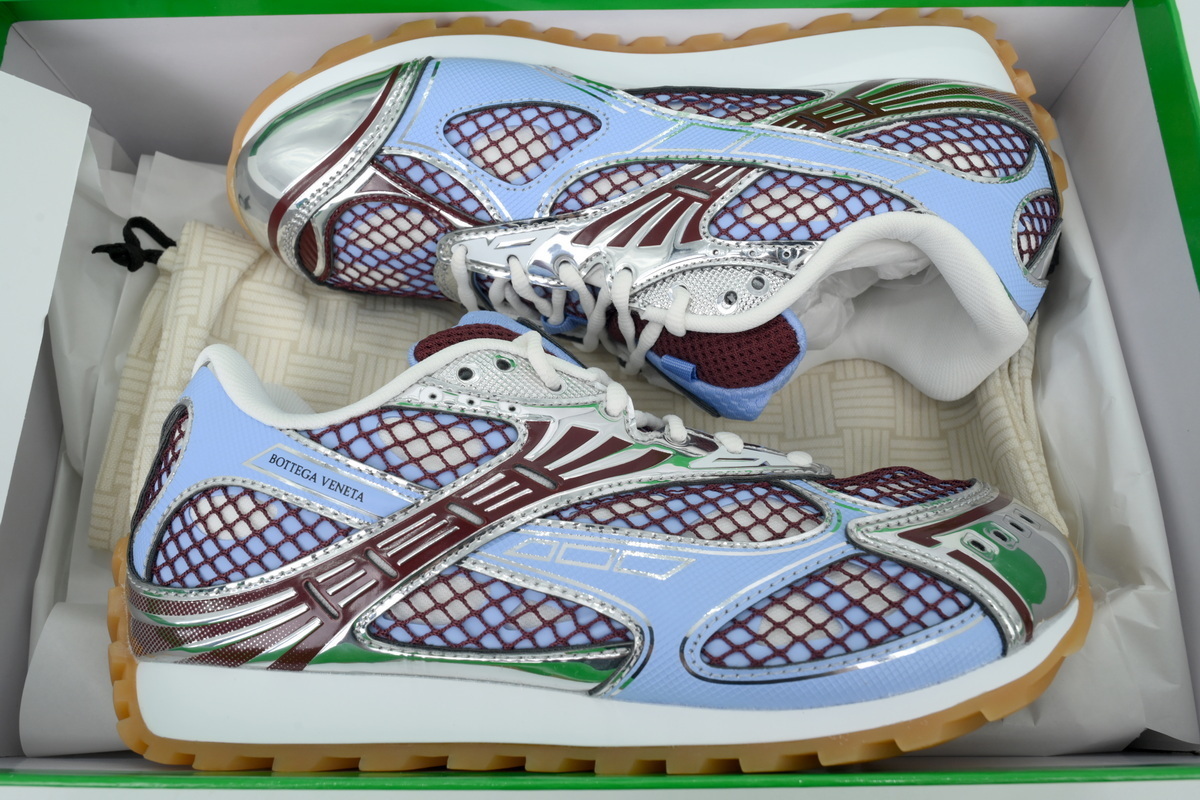 BOTTEGA VENETA Orbit Sneakers Wine Red Orchid