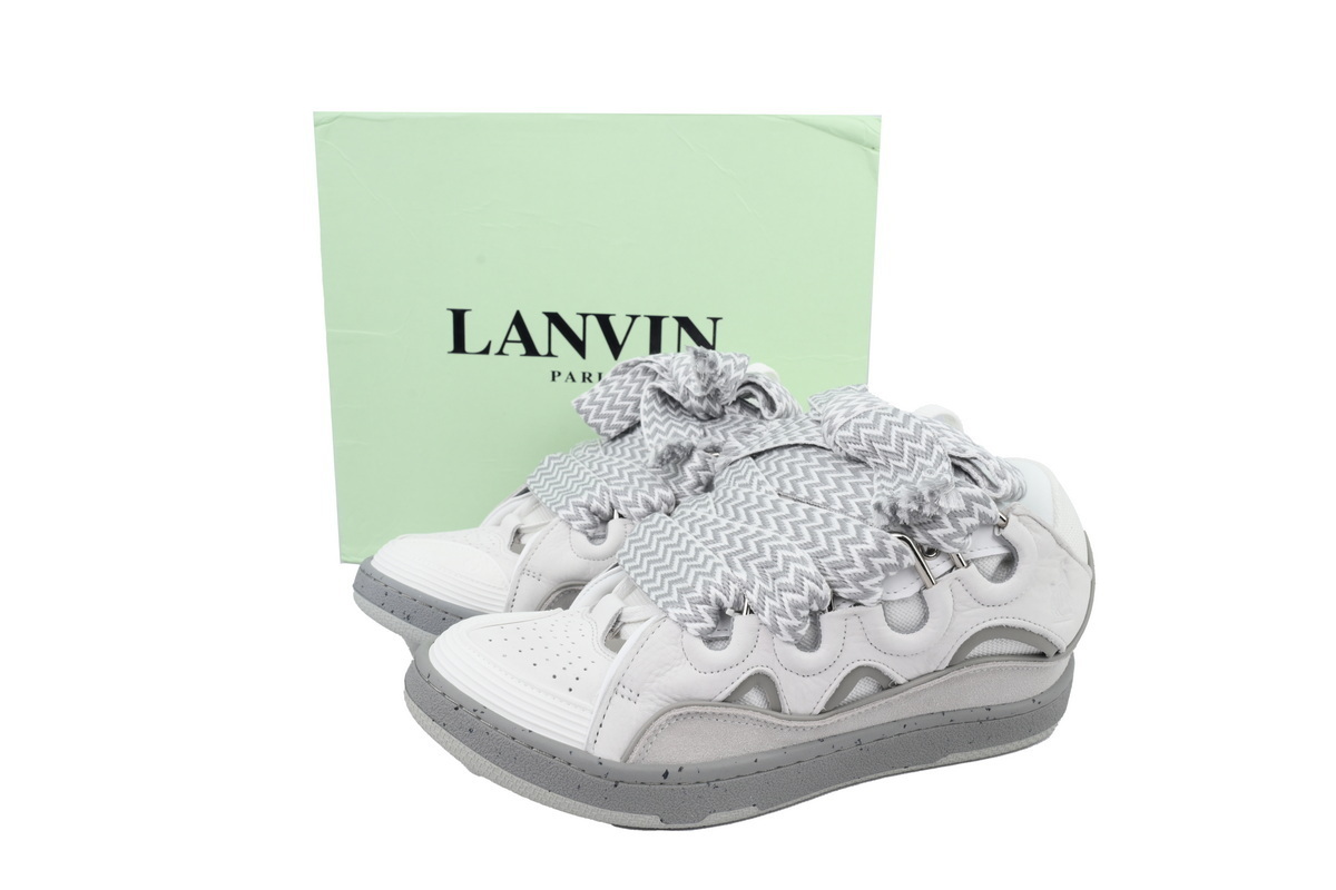 Lanvin Curb Sneakers Lime