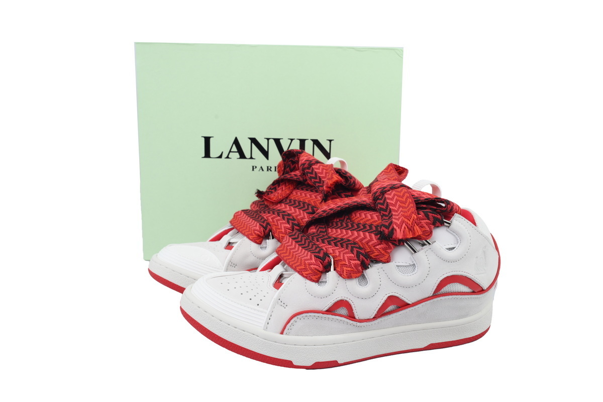 LANVIN White White Red