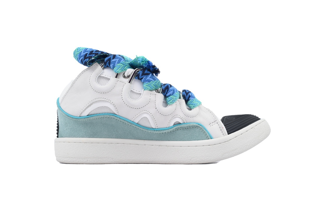 Lanvin Curb Sneaker White Blue