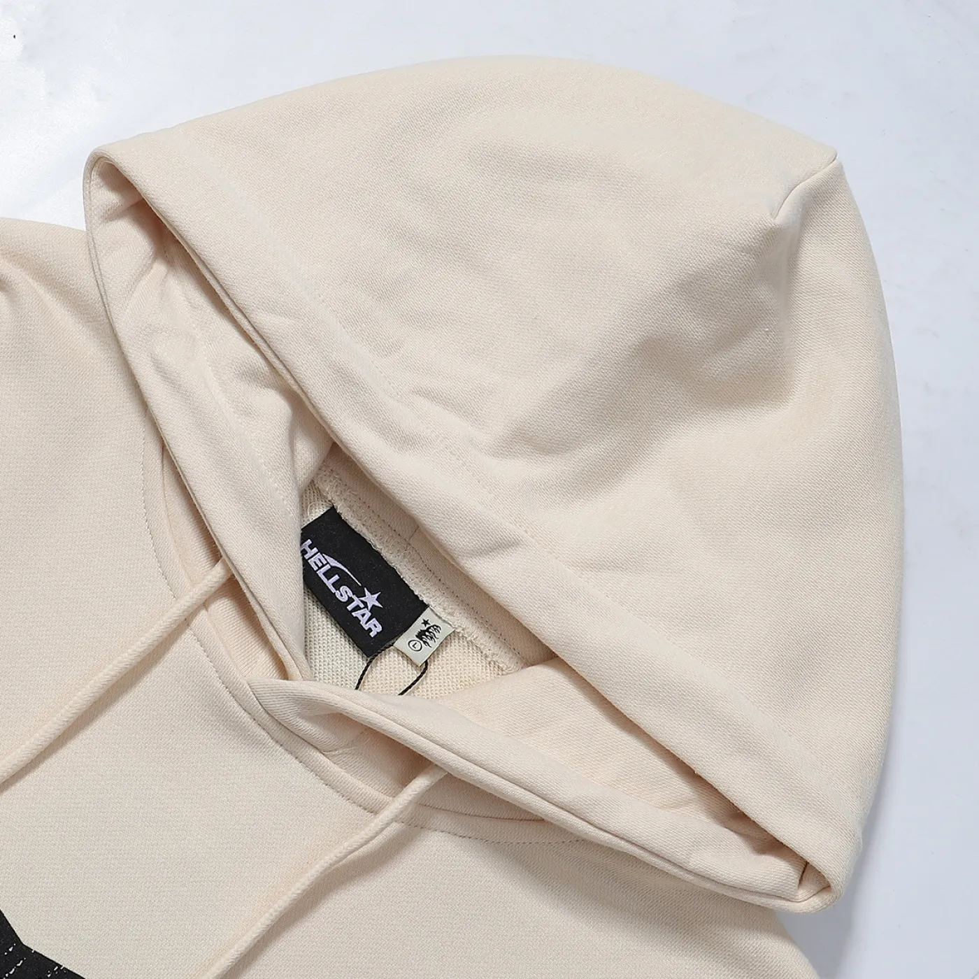 Hellstar If You Dont Like Us Beat Us Hoodie & Sweatpants Set Apricot
