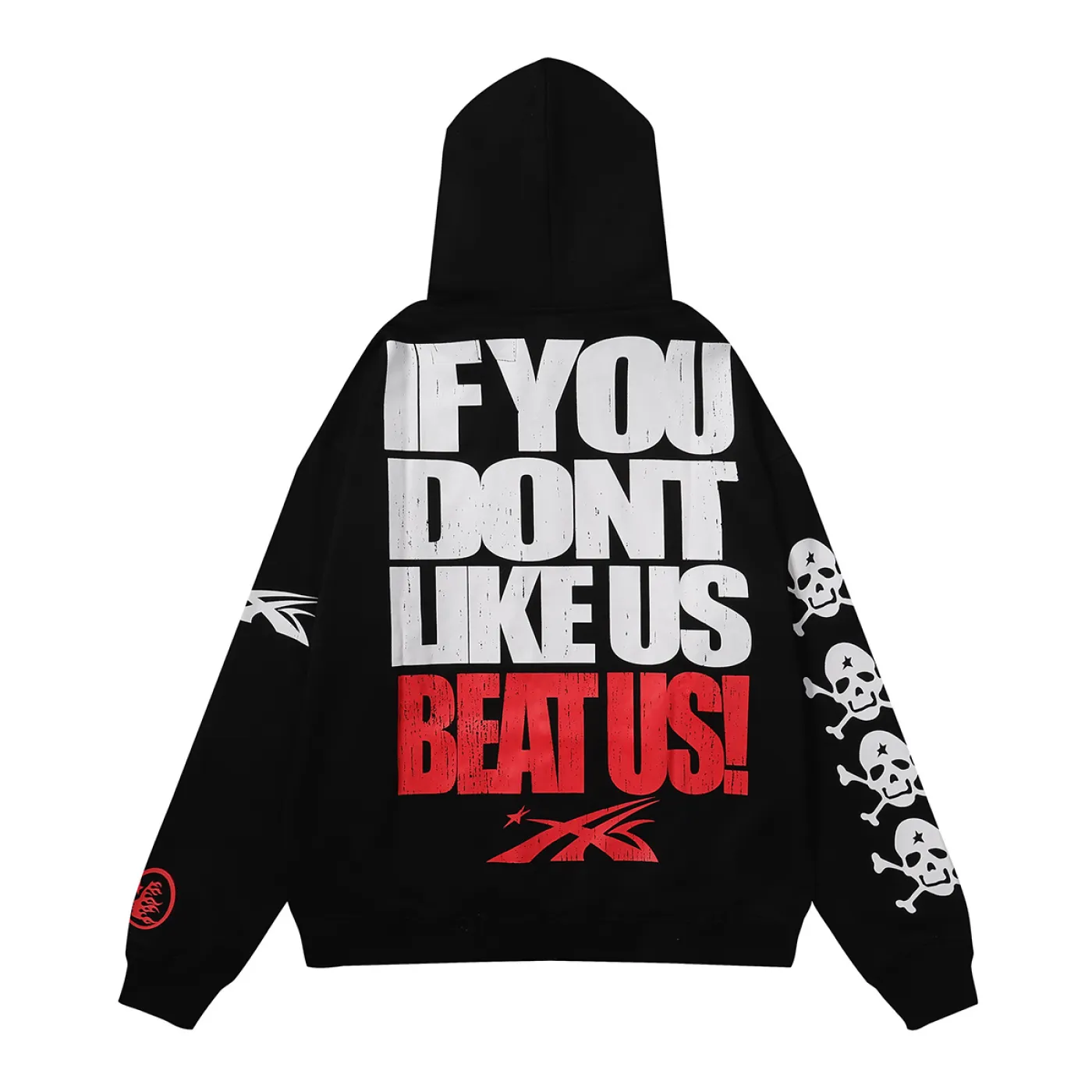 Hellstar If You Dont Like Us Beat Us Hoodie & Sweatpants Set Black