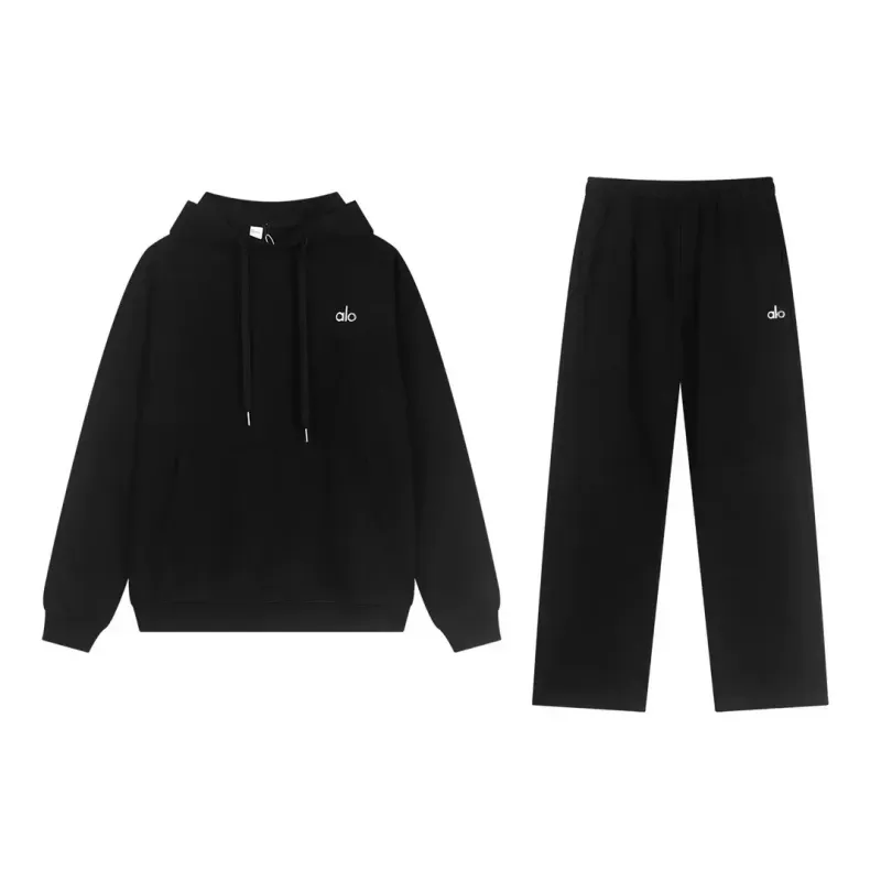 Alo Yoga Accolade Full Zip Tracksuit Black