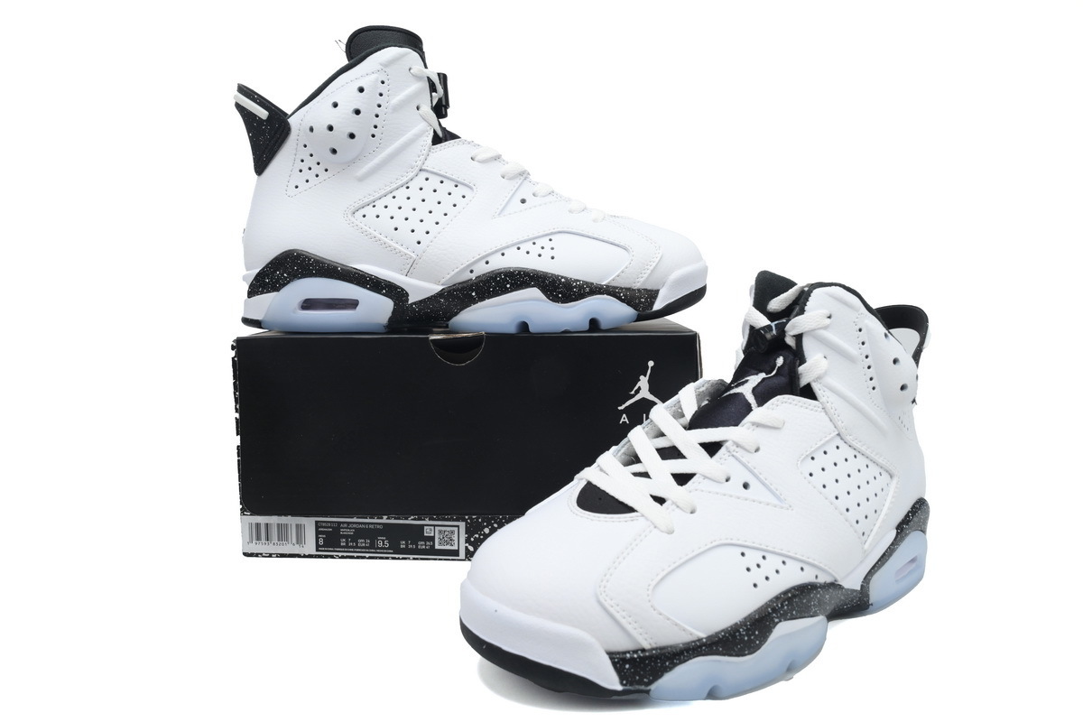 Air Jordan 6 Reverse Oreo White Black CT8529-112