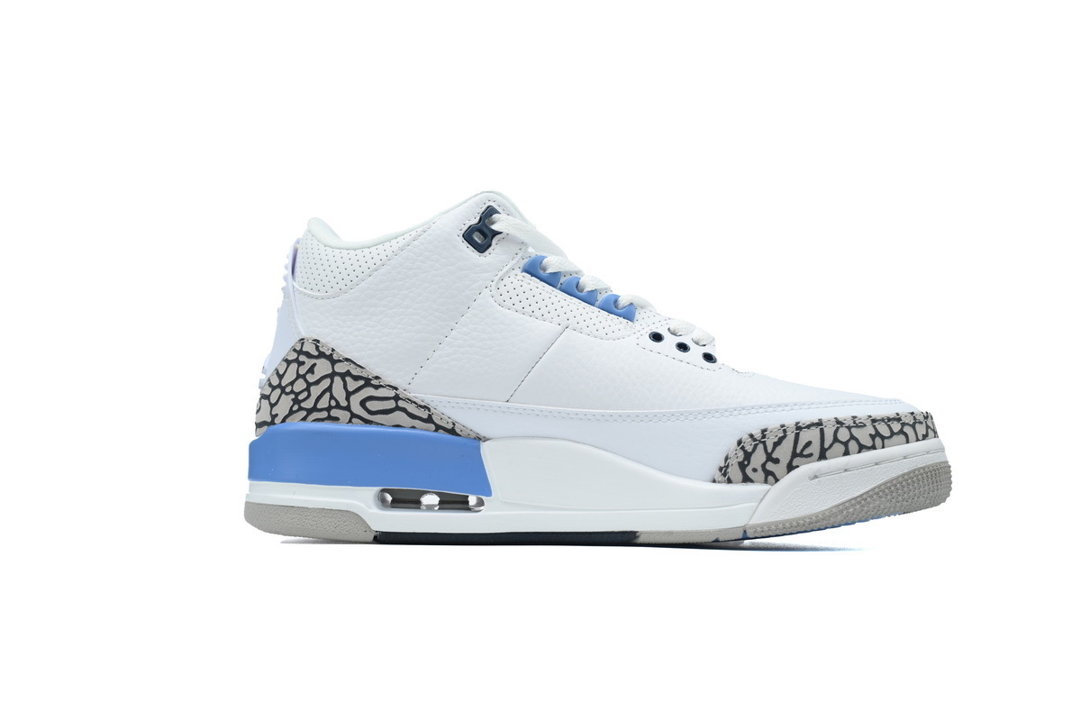 Air Jordan 3 Retro UNC White Blue CT8532-104