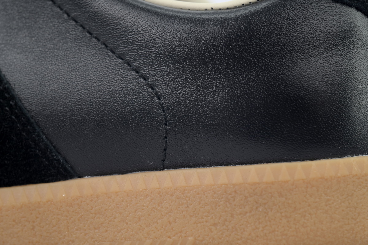 Maison Margiela Replica Black Gum Sneakers Brown Sole