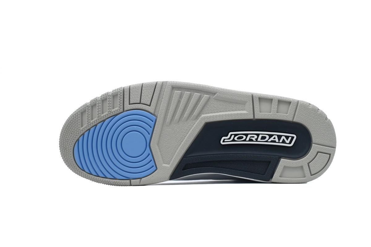 Air Jordan 3 Retro UNC White Blue CT8532-104