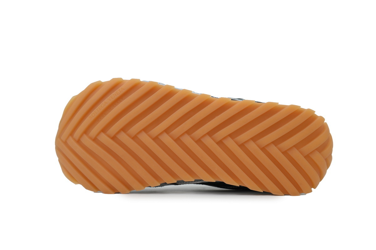 BOTTEGA VENETA Orbit Sneakers Dark Green Silver