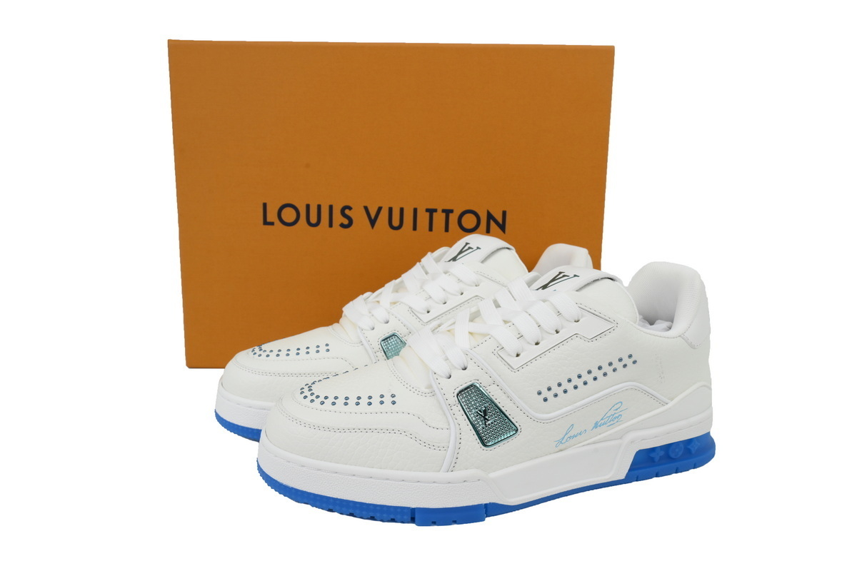 Louis Vuitton Trainer Sea Blue Rivet