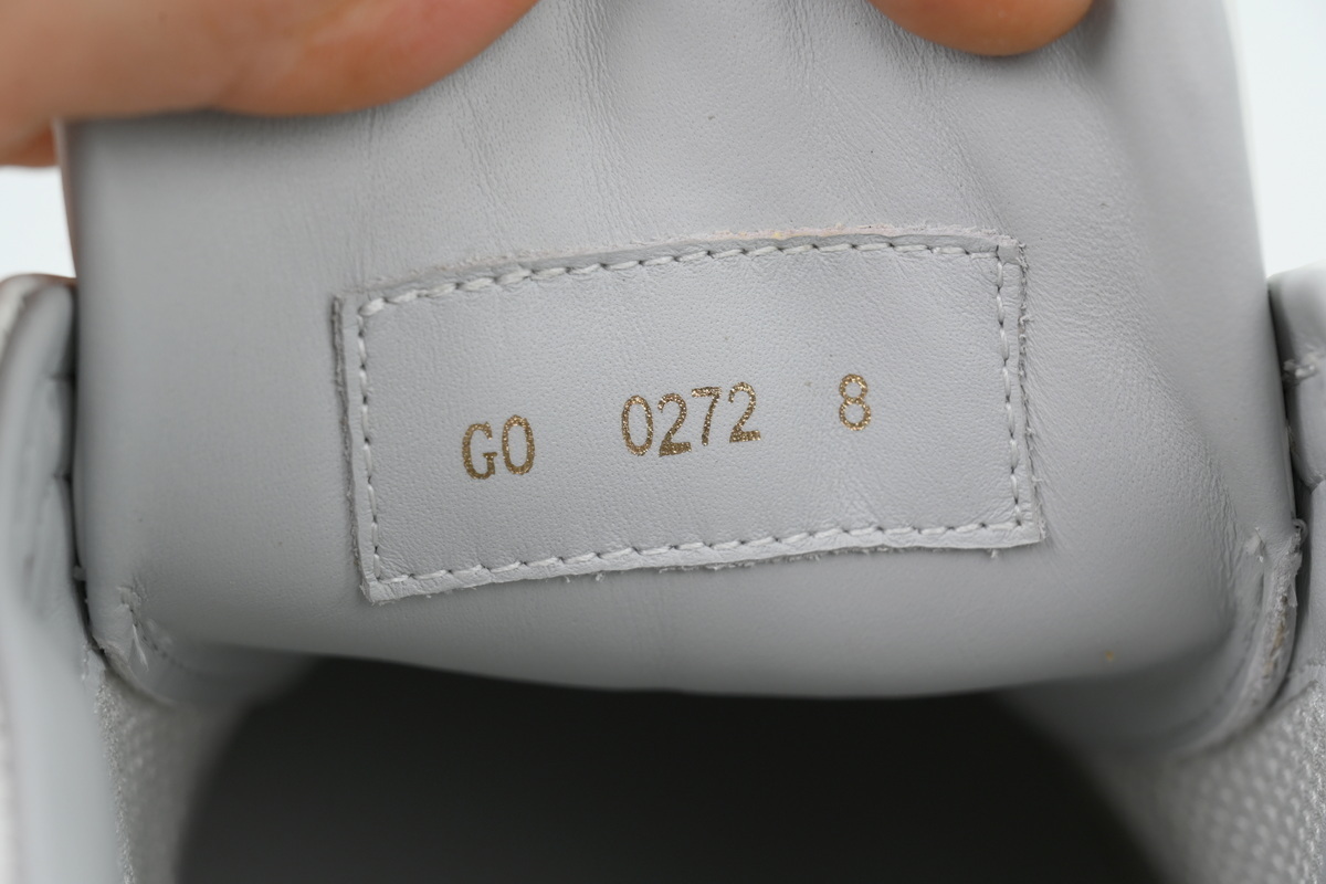 Louis Vuitton Runner Gray White Grid Pattern