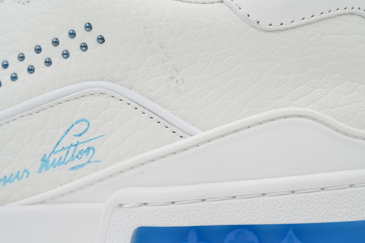 Louis Vuitton Trainer Sea Blue Rivet