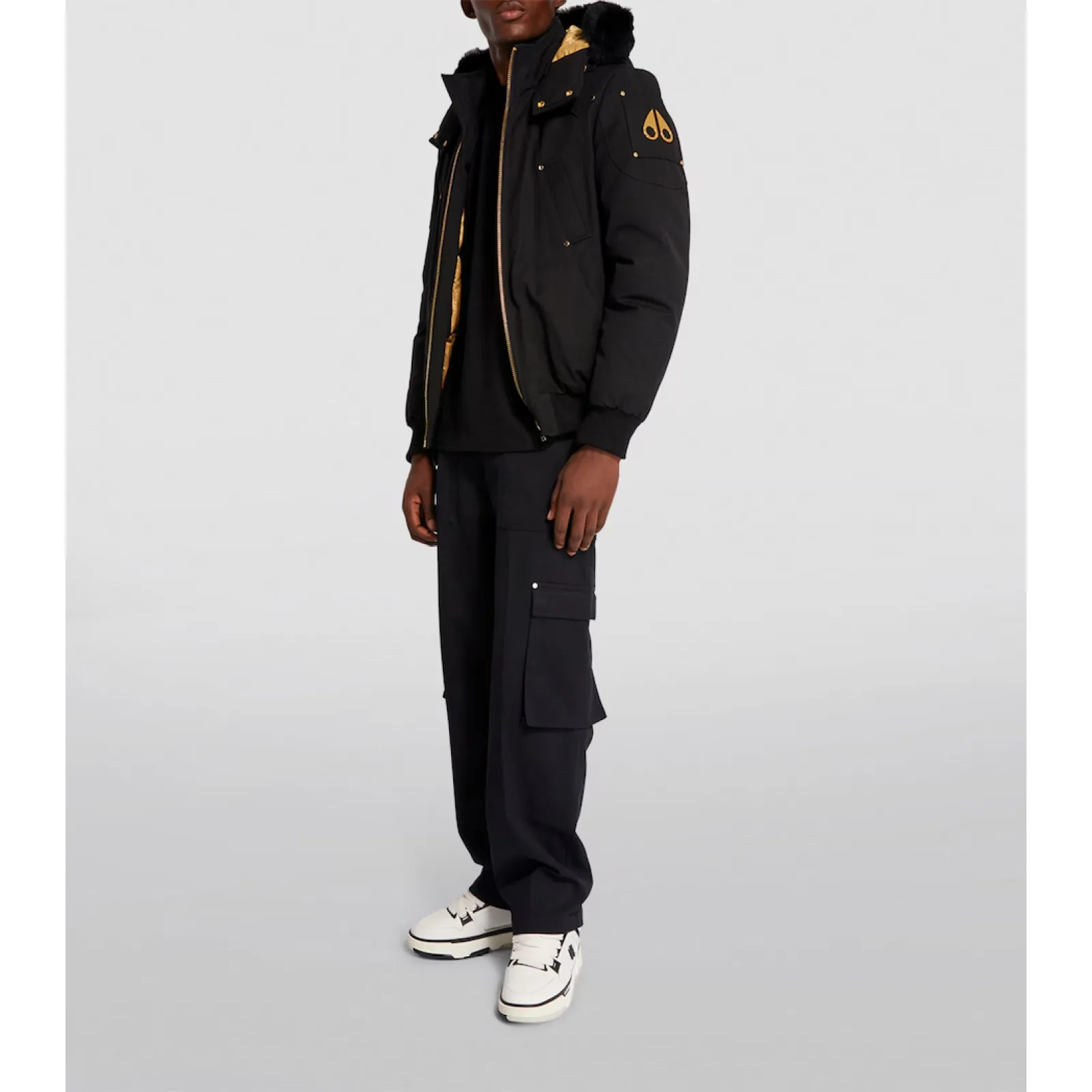 Moose Knuckles Gold Series Little Rapids Bomber Jacket