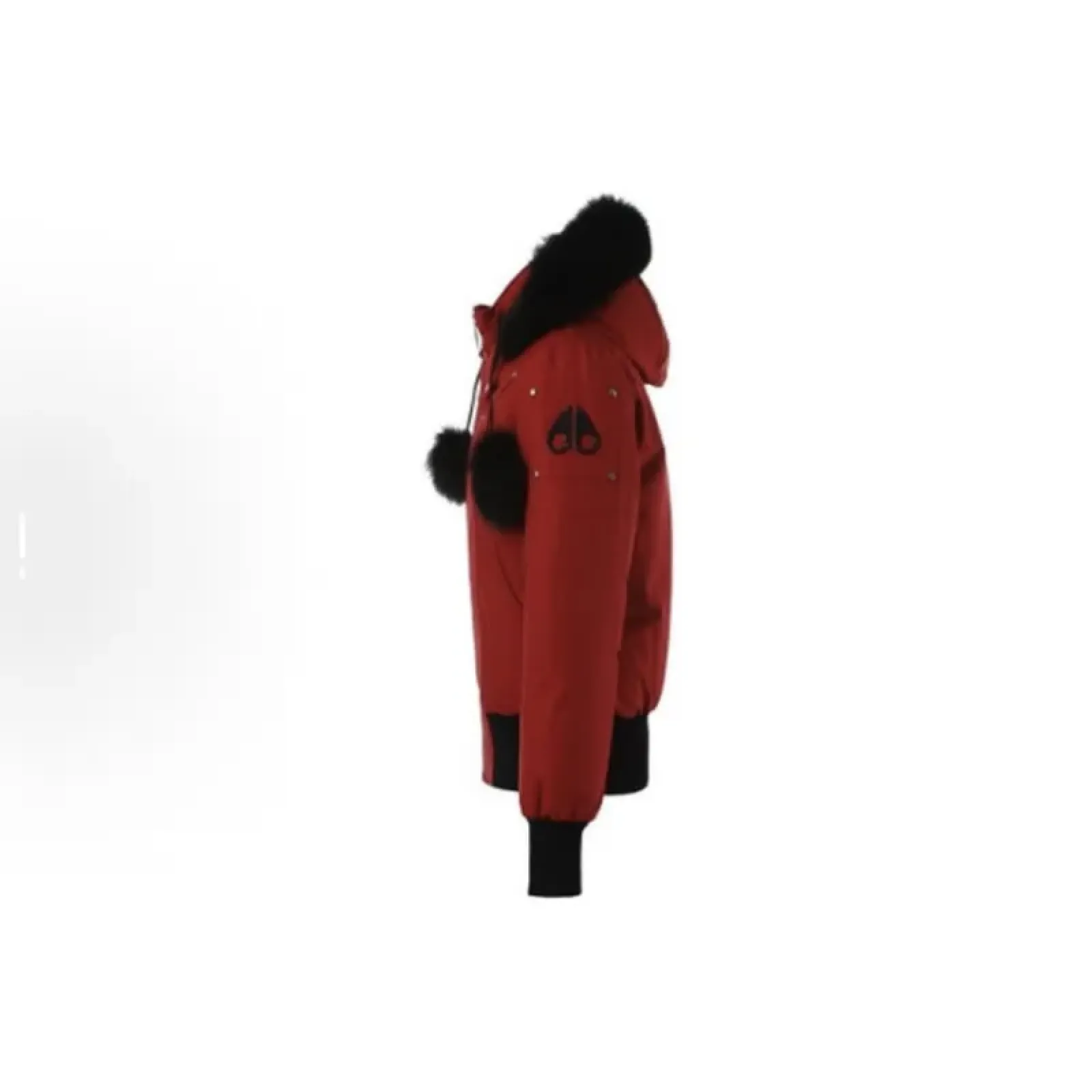 Moose Knuckles Red Jacket Black Wool（NFC)