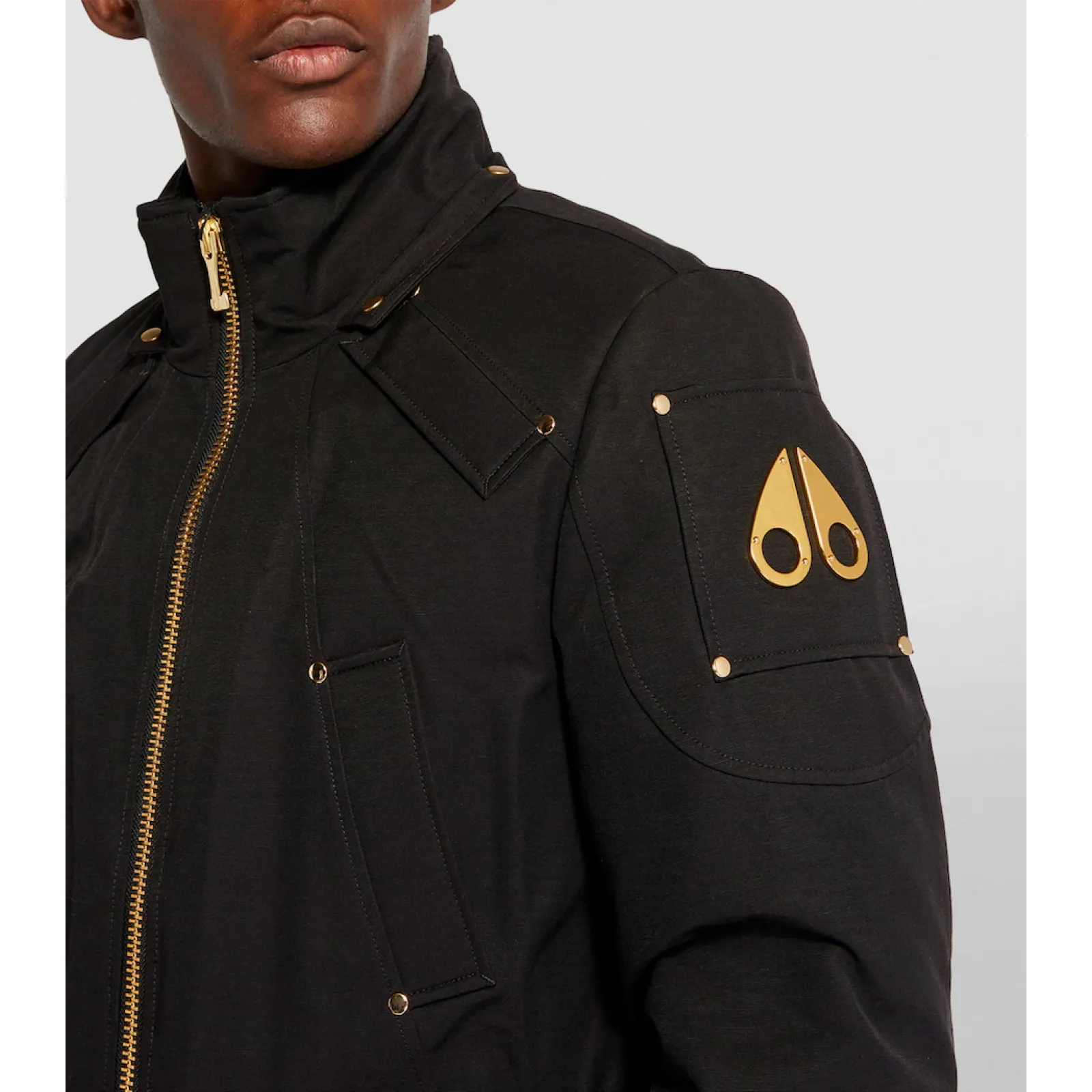 Moose Knuckles Gold Series Little Rapids Bomber Jacket