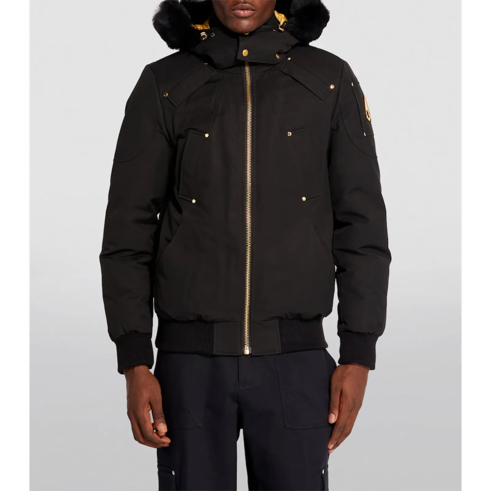 Moose Knuckles Gold Series Little Rapids Bomber Jacket